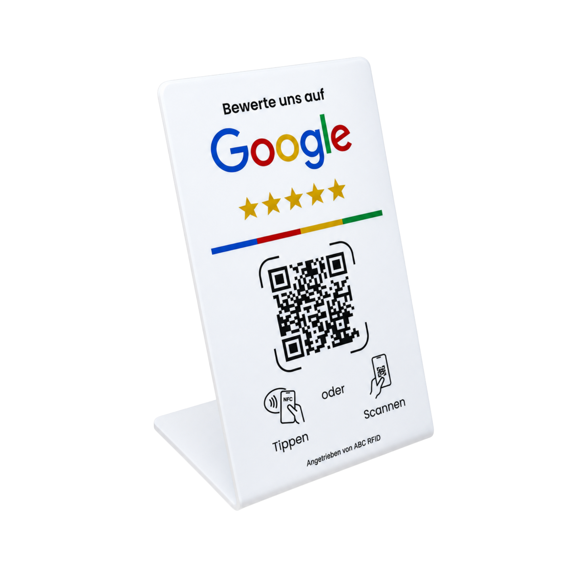 SmartTap QR und NFC Produktbeispiel